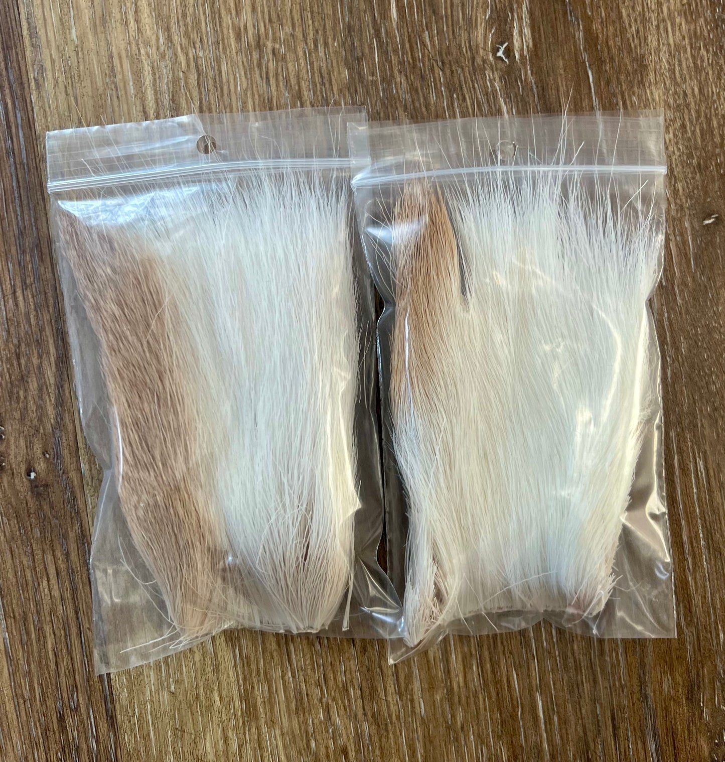 Deer Belly Hair White