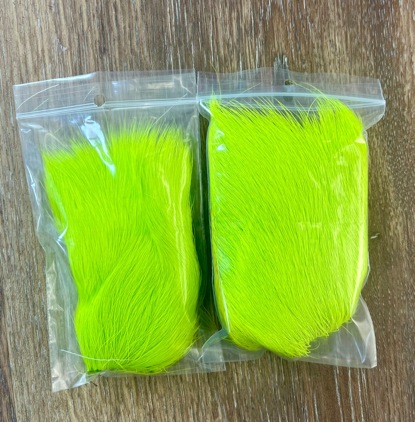 Deer Belly Hair Chartreuse
